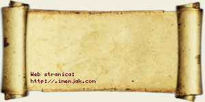 Danica Anđelković vizit kartica